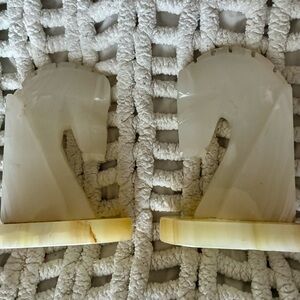 Onyx/Stone Trojan Horse Bookends